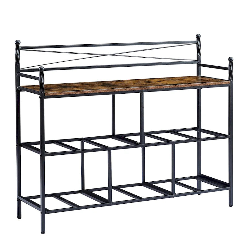 Commode en bois avec 5 tiroirs en tissu – Meuble de rangement pour chambre et salon