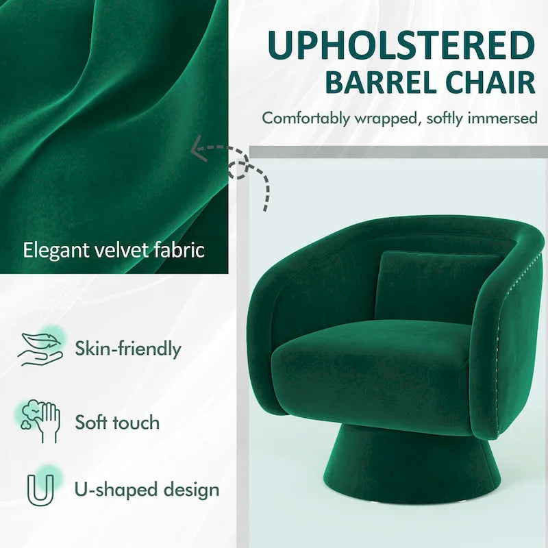Fauteuil pivotant barillet