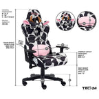 Chaise de jeu réglable imprimé vache
