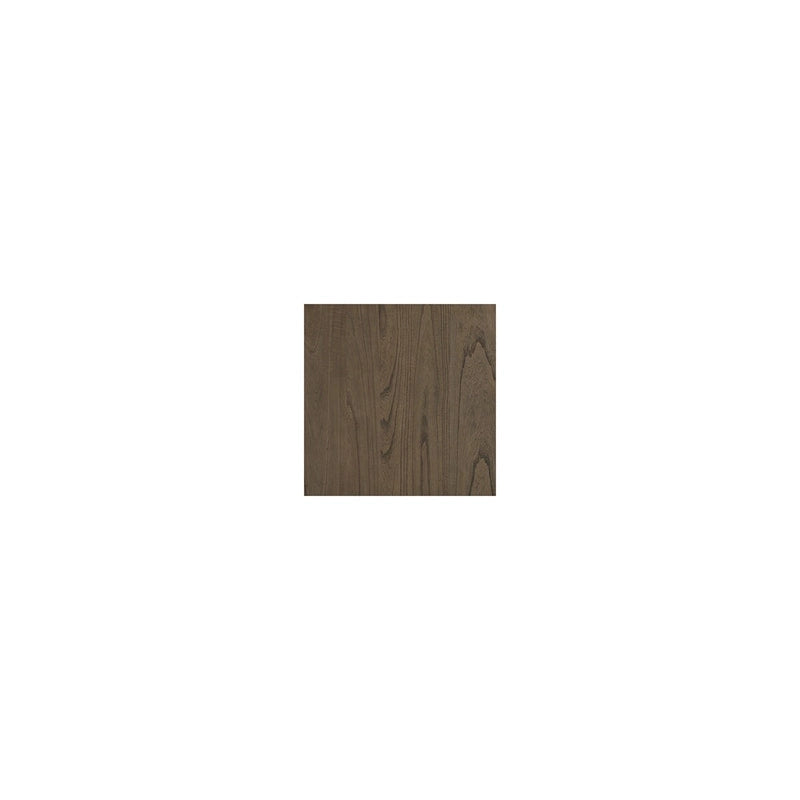 Table d'appoint en bois brun avec armoire et étagère ouverte - 24W x 26D x 26.63H