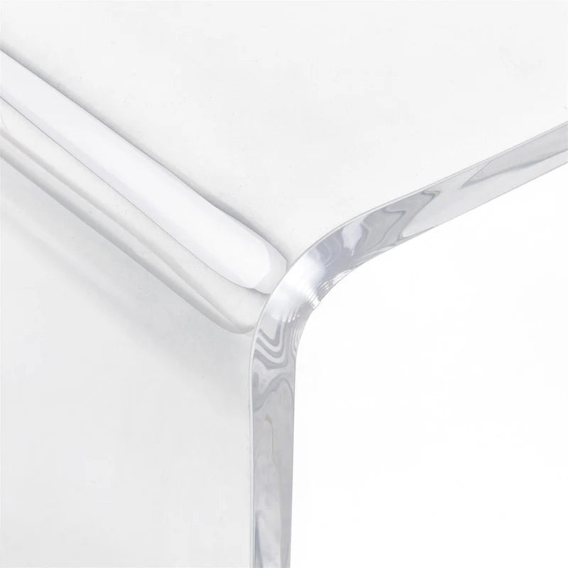 Table d'appoint cascade en acrylique