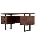 Bureau d'ordinateur avec tiroirs de classement et de rangement