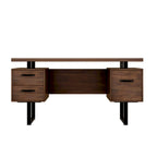 Bureau d'ordinateur avec tiroirs de classement et de rangement