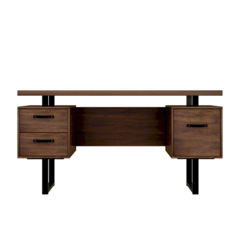 Bureau d'ordinateur avec tiroirs de classement et de rangement