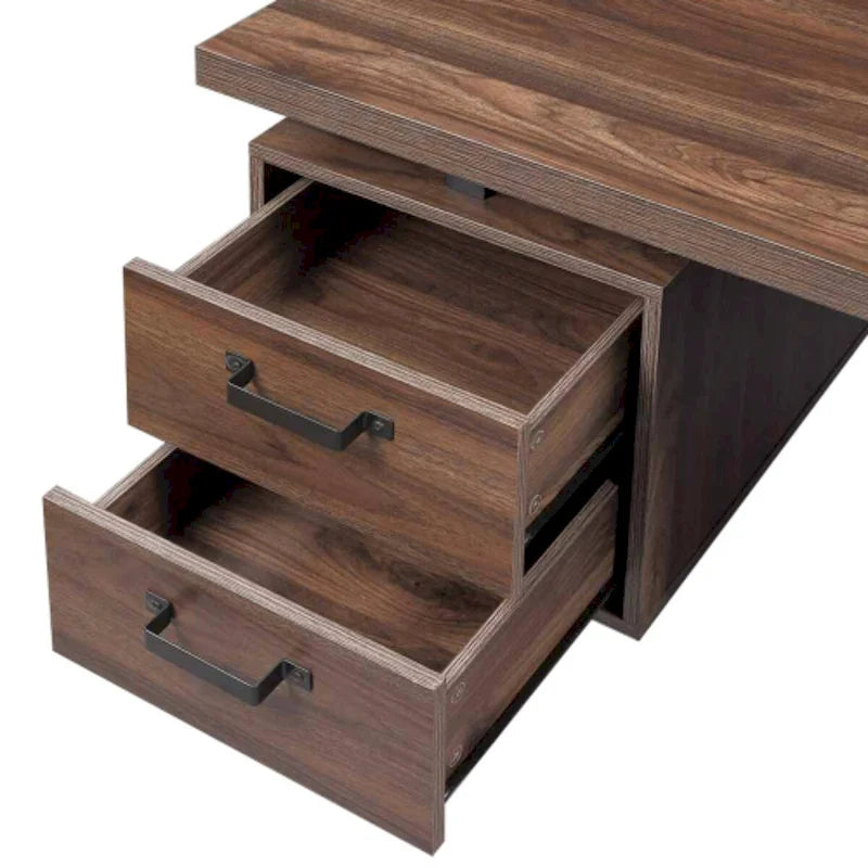 Bureau d'ordinateur avec tiroirs de classement et de rangement