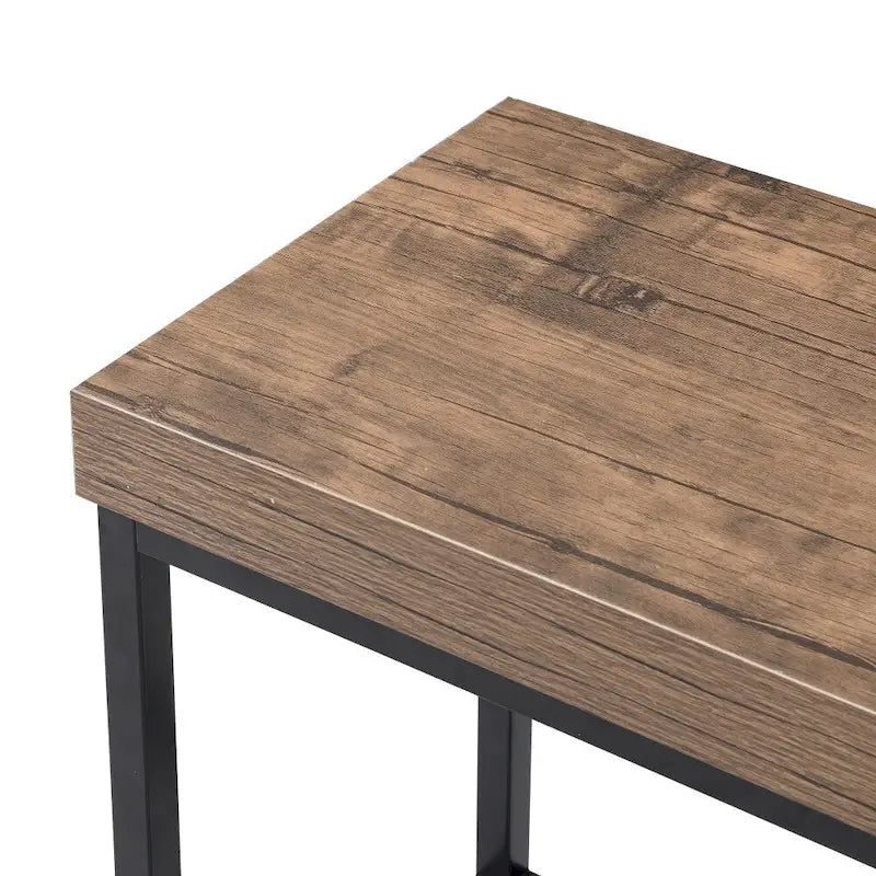 Ensemble îlot de cuisine avec abattant et 2 tabourets