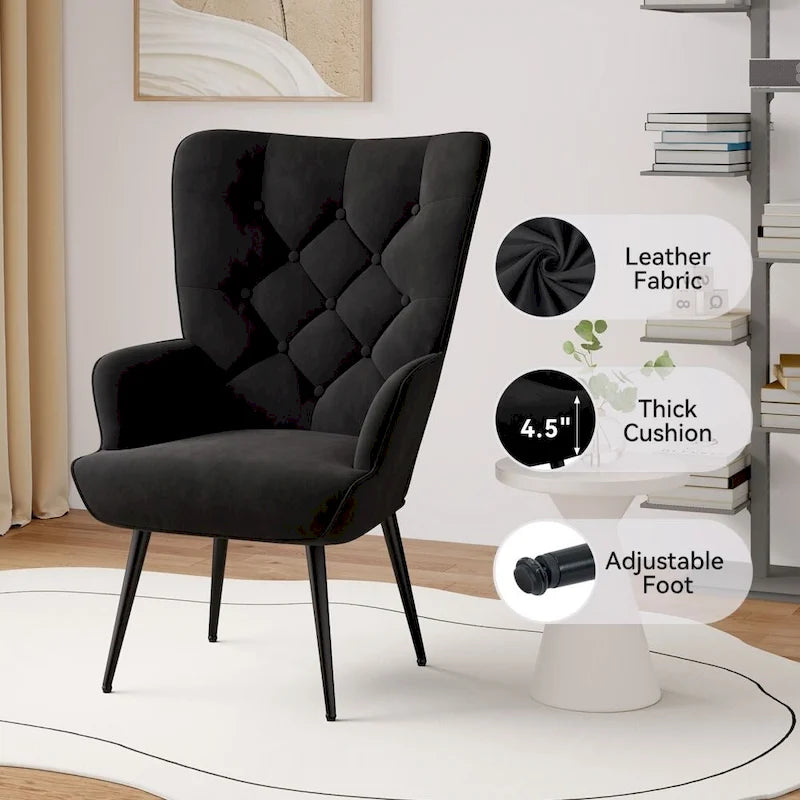 Fauteuil d'appoint en tissu