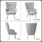 Fauteuil d'appoint en tissu