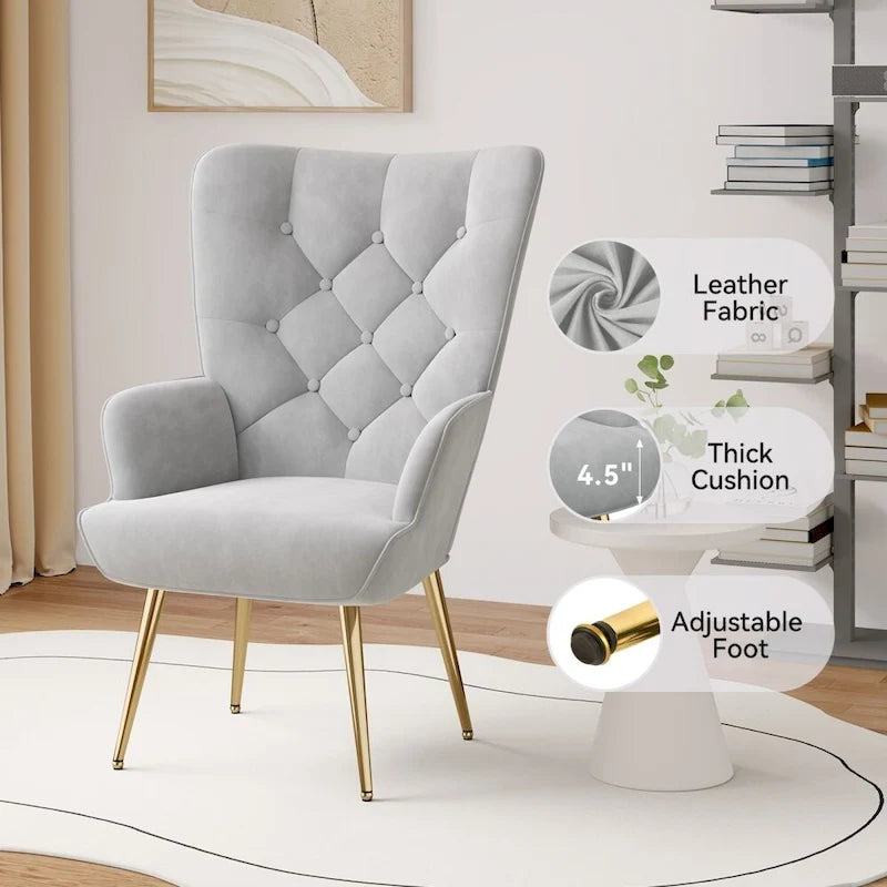 Fauteuil d'appoint en tissu