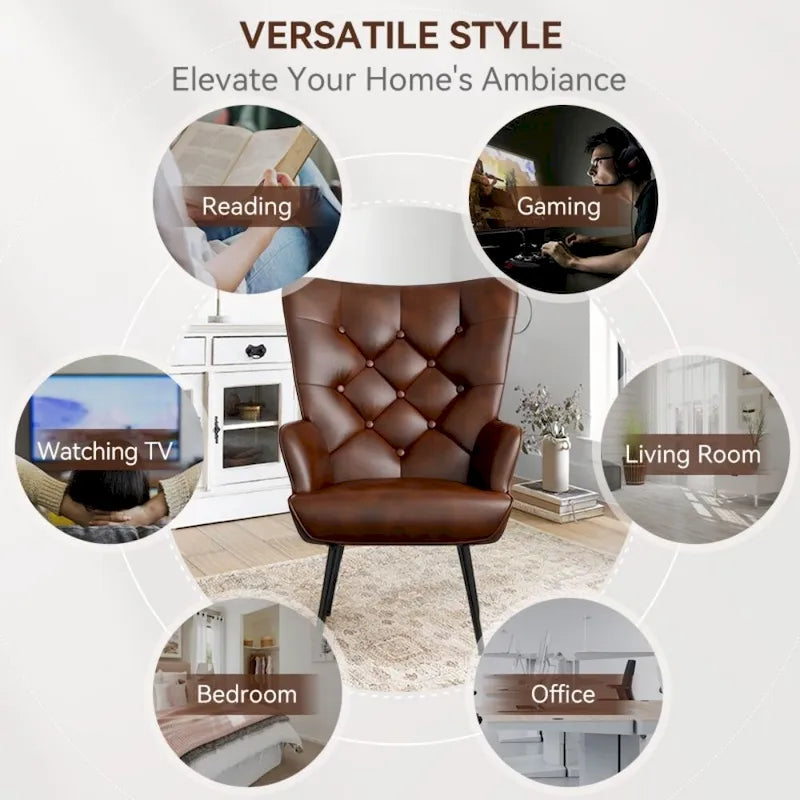 Fauteuil d'appoint en tissu
