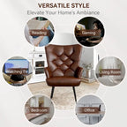 Fauteuil d'appoint en tissu
