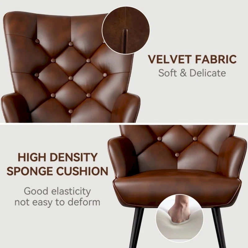 Fauteuil d'appoint en tissu